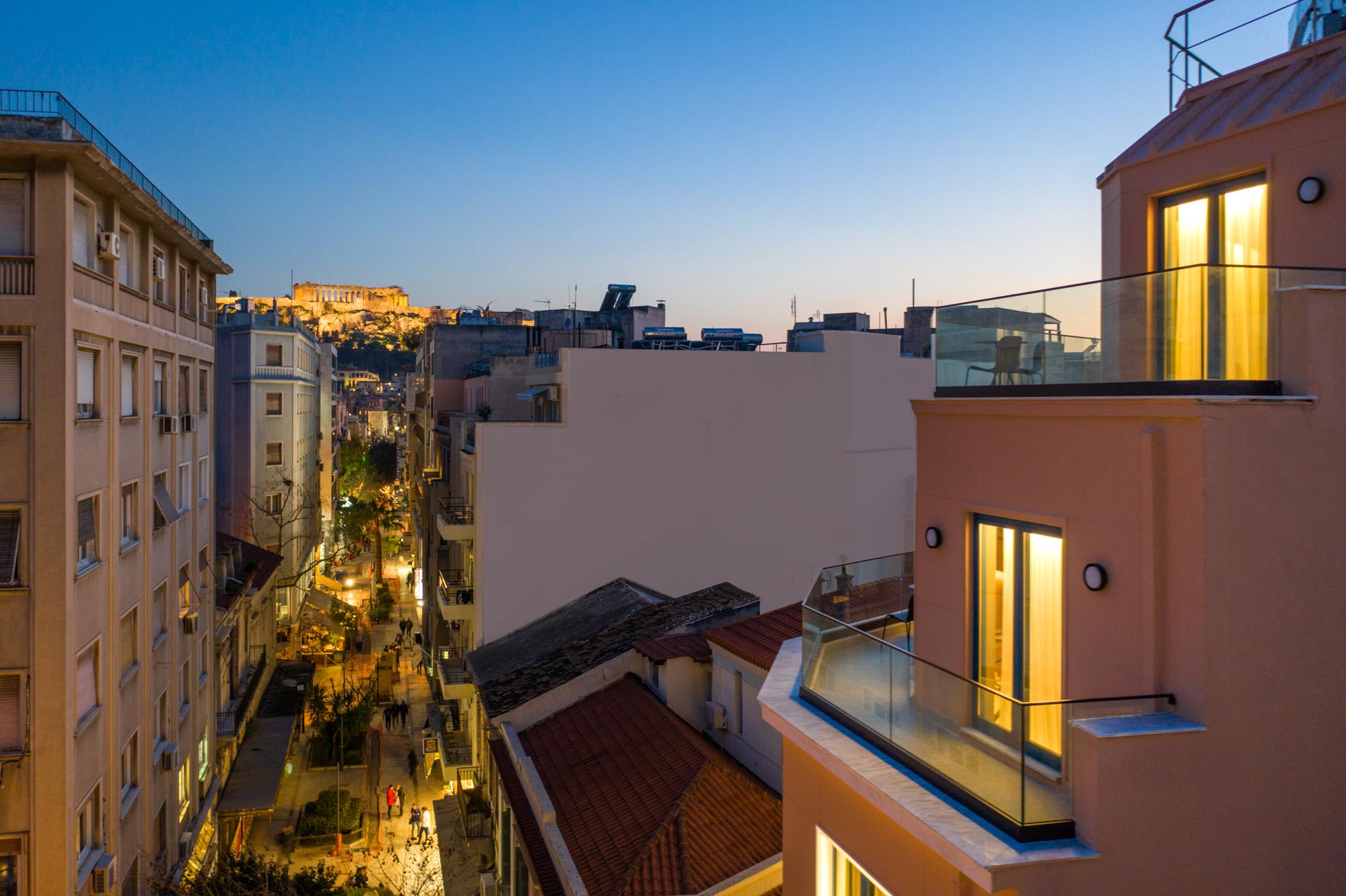 Bob W Eolou Hotel Athén Kültér fotó